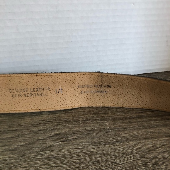 Vtg Vermillion Leather Belt - Picture 9 of 10